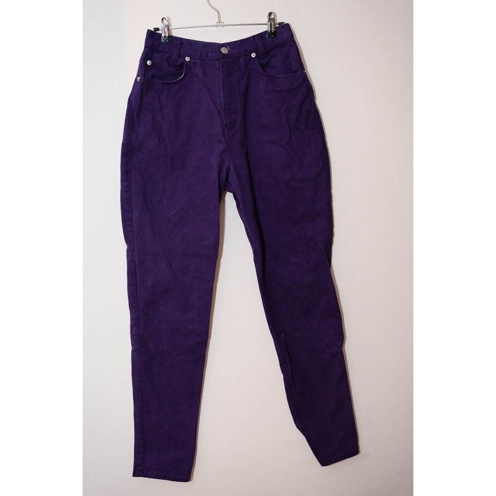 J.G. Hook Jeanswear purple denim jeans womens cotton 6 26" VTG retro Y2K